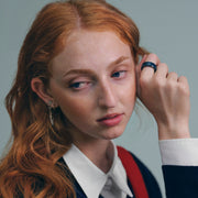 Oura Ring 4 Ceramic Health & Fitness Tracker Smart Ring, Midnight